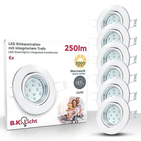B.K.Licht LED Einbaustrahler 3er Set LED günstig online kaufen
