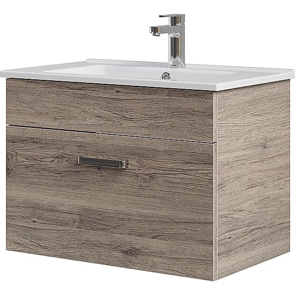 Pelipal Waschtisch Quickset 313 75 cm Sanremo Eiche Terra mit Softclose günstig online kaufen