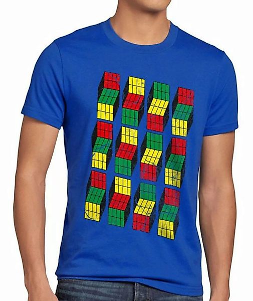 style3 Print-Shirt Herren T-Shirt Cubes Sheldon Würfel Big Bang Rubik Melti günstig online kaufen