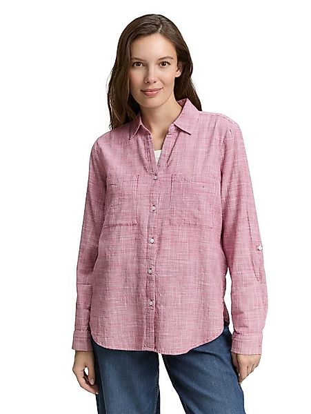 TOM TAILOR Langarmbluse mit Brusttaschen günstig online kaufen