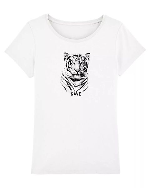 Bio Damen T-shirt "Faith - Tiger" günstig online kaufen