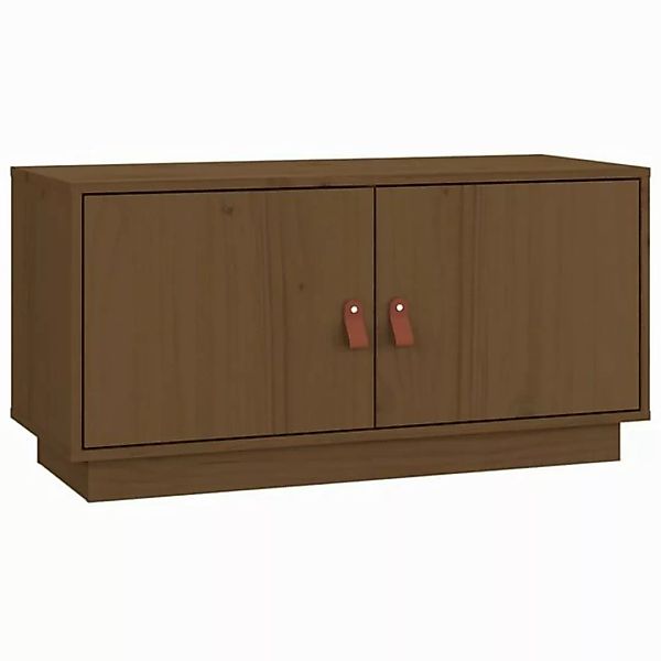 furnicato TV-Schrank Honigbraun 80x34x40 cm Massivholz Kiefer (1-St) günstig online kaufen