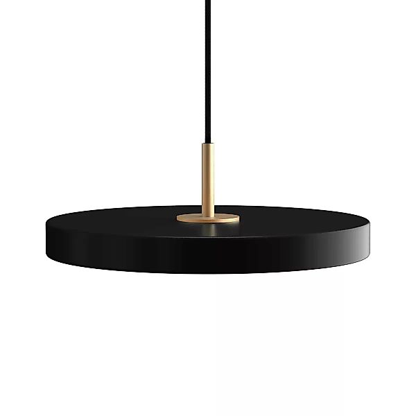 Umage Asteria Mini Pendelleuchte LED, schwarz - Cover messing günstig online kaufen