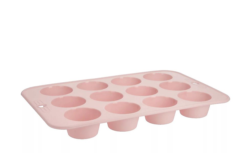 for friends 12er Muffinform - rosa/pink - Silikon - 18 cm - 3 cm - Sconto günstig online kaufen