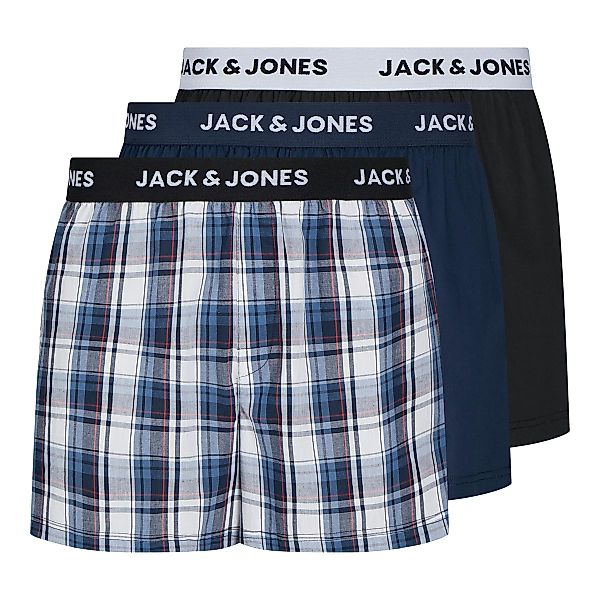 Jack&Jones 3er-Pack Boxershorts Farbe blau Größe: 5XL günstig online kaufen