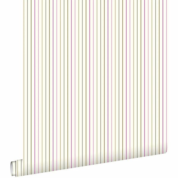 ESTAhome Tapete Streifen Babyrosa 53 cm x 10,05 m 137304 günstig online kaufen