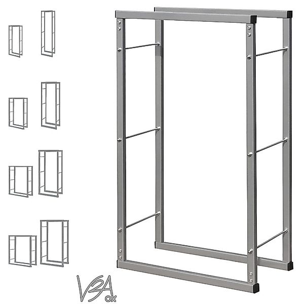 V2Aox Kaminholzregal Kaminholzständer Kaminholzregal Brennholzregal Feuerho günstig online kaufen