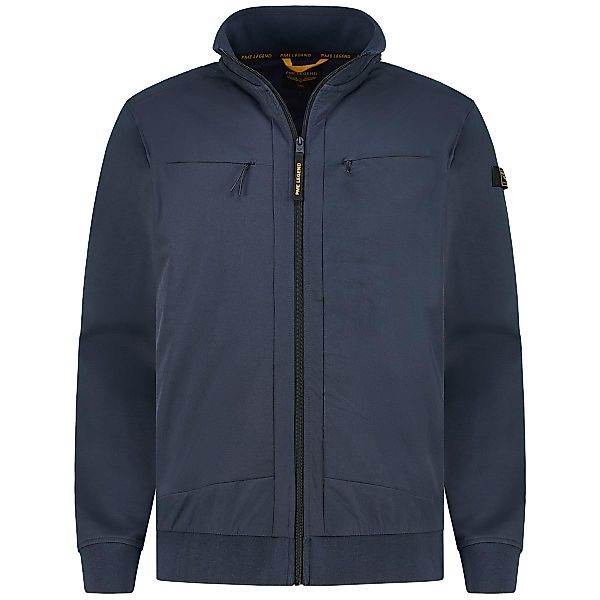 PME LEGEND Sweatjacke mit Stretch Farbe dunkelblau Größe: 3XL günstig online kaufen