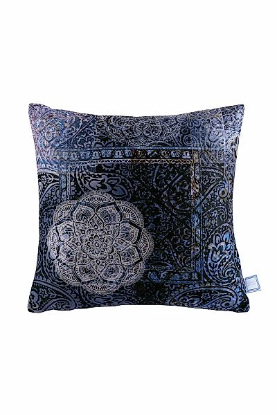 Kenda Sand Fellkissen »Dekokissen Medley 125 Multi / Blau 45cm x 45cm«, mod günstig online kaufen