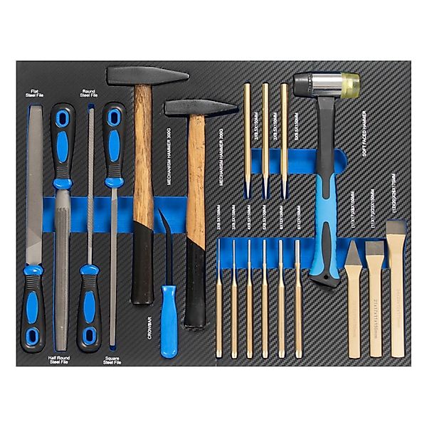 TRUTZHOLM Profi Werkstattwagen Einlage Hammer Feilen Meißel Körner und Durc günstig online kaufen