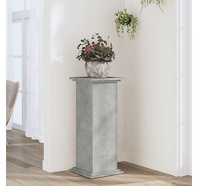 vidaXL Rankhilfe, Pflanzenständer Betongrau 33x33x80 cm Holzwerkstoff günstig online kaufen