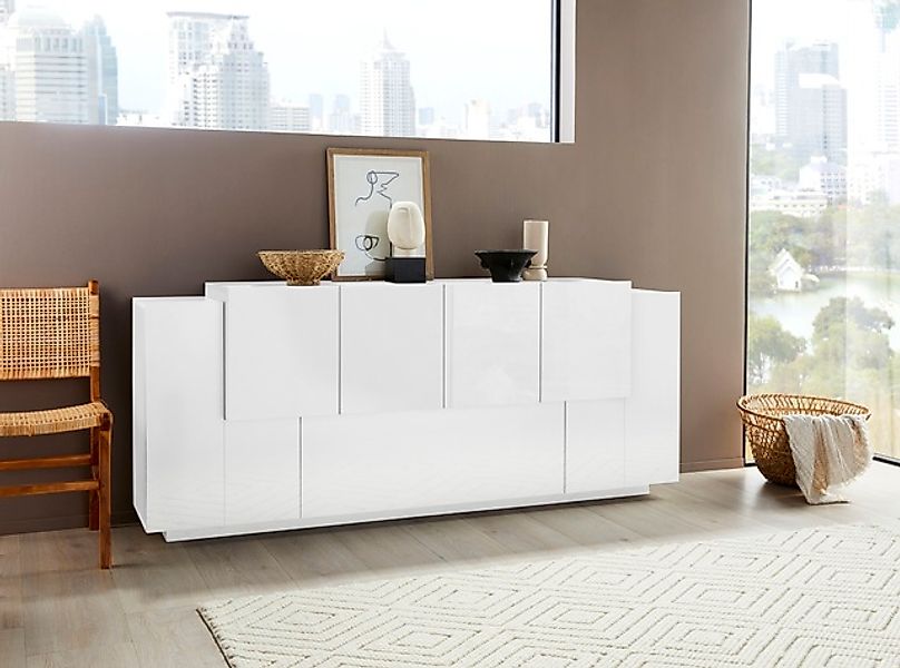 INOSIGN Sideboard »Coro, Kommode, Schrank, Kredenz, grifflos mit Einlegeböd günstig online kaufen