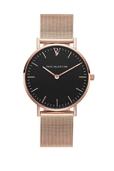 Paul Valentine Quarzuhr PEARL ROSE GOLD MESH günstig online kaufen