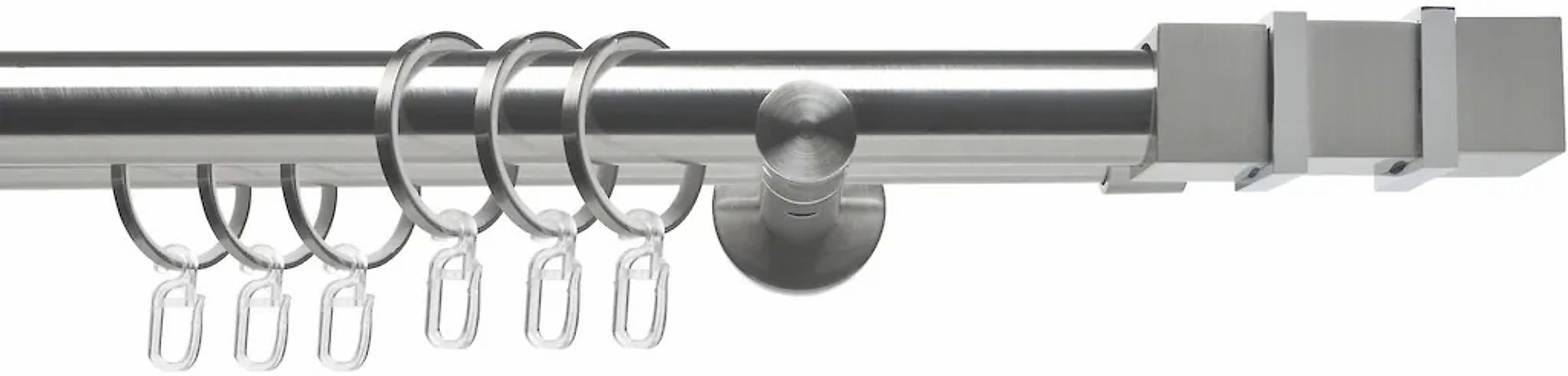 Liedeco Gardinenstange "CELQUADE01SG2L" Ø 25 mm 2 läufig-läufig Fixmaß 2-lä günstig online kaufen