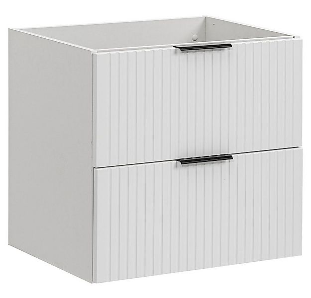 Lomadox Waschbeckenschrank ADELAIDE-56-WHITE Waschtischunterschrank matt we günstig online kaufen