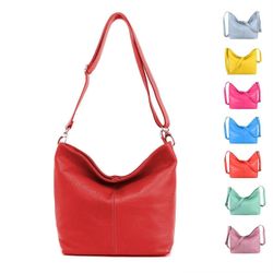 ITALYSHOP24 Schultertasche MADE IN ITALY Damen günstig online kaufen