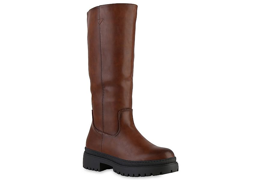 VAN HILL 839581 Plateaustiefel Damen Leicht Gefütterte Plateaustiefel Stief günstig online kaufen