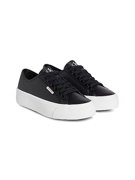 Calvin Klein Jeans VULC FLATFORM LTH Plateausneaker Schnürschuh, Halbschuh, günstig online kaufen