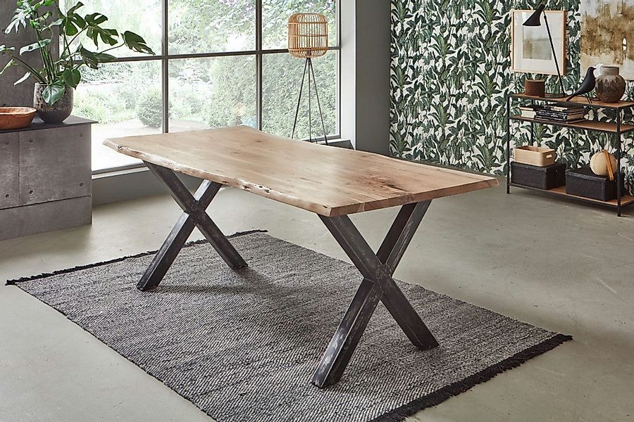 SAM® Baumkantentisch Frederik, Akazie, TP 26mm, günstig online kaufen