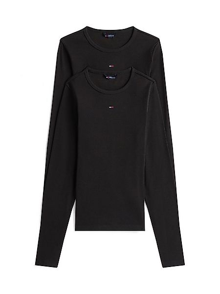 Tommy Jeans Langarmshirt TJW 2PACK SLIM ESSENTIAL RIB LS (Packung, 2-tlg., günstig online kaufen