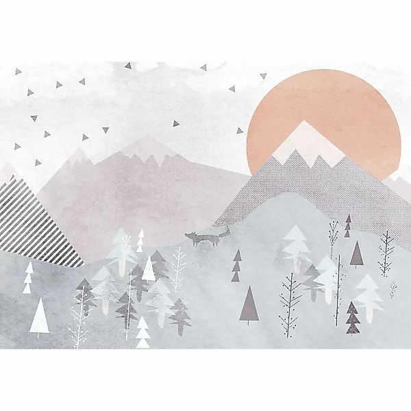 Komar Vliesfototapete Fox Journey 400 cm x 280 cm günstig online kaufen