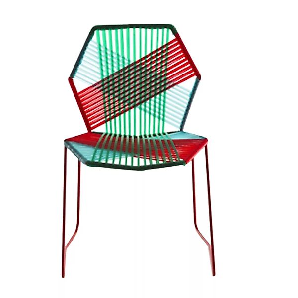 Moroso - Tropicalia Stuhl - dschungel/Sitzfläche Polymer Kunststoffgarn/Ges günstig online kaufen