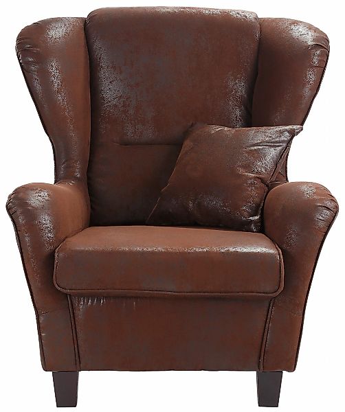 Home affaire Ohrensessel "Oliver" Ohrensess,mit Hocker,Zierkissen,Klassisch günstig online kaufen