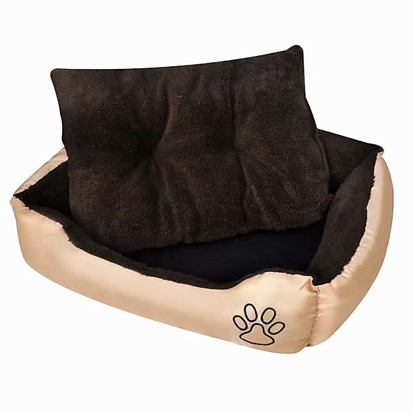 Hundebett Mit Weicher Polsterung Größe Xl Beige günstig online kaufen