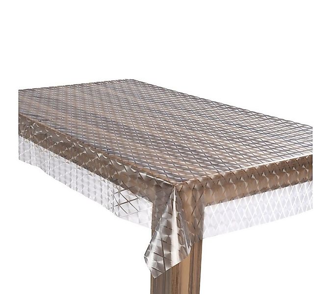laro Tischdecke Premium Line 0,3mm weich Tischdecke Transparent Prisma PVC günstig online kaufen