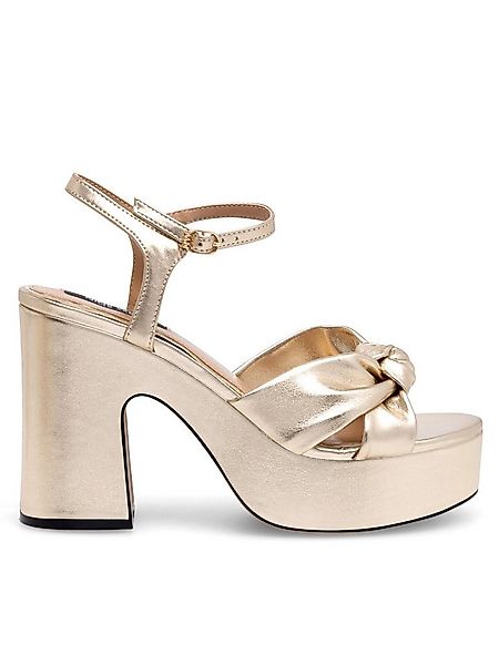Nine West Sandalen WFA2634-1 Goldfarben Sandale günstig online kaufen