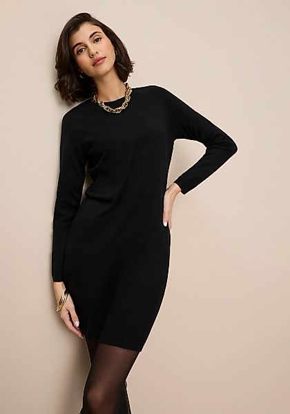 Tamaris Strickkleid lässiges Mini-Kleid aus Viskosemischung günstig online kaufen