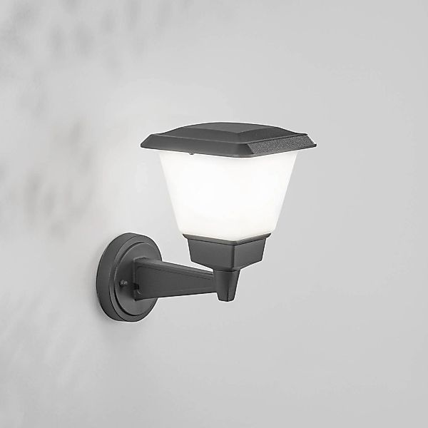 Außenwandleuchte Lena, dunkelgrau, Metall, E27, 27 cm, IP54 günstig online kaufen