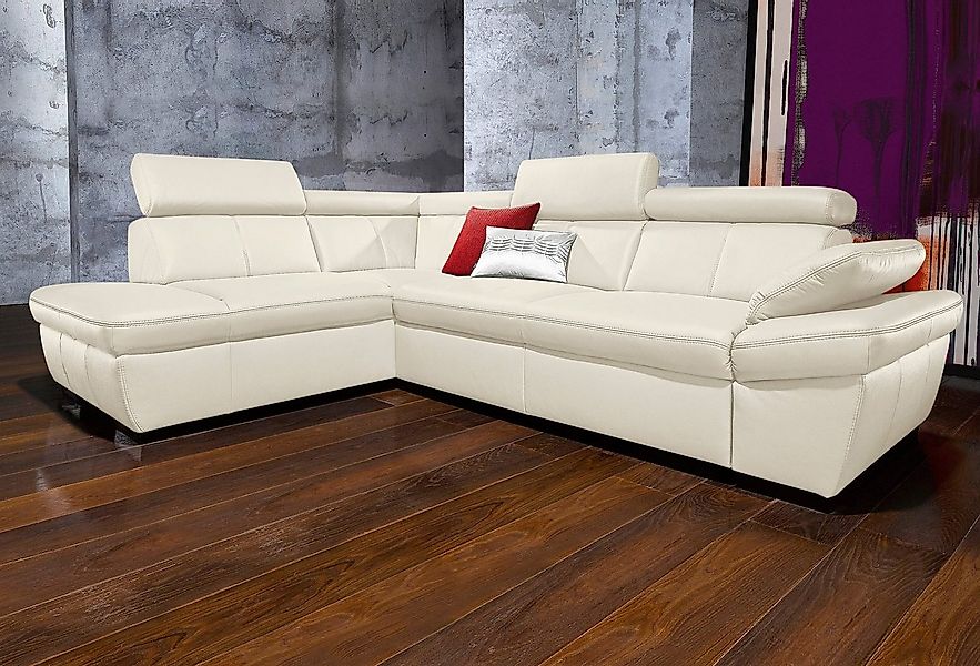 exxpo - sofa fashion Ecksofa Salerno, Funktionssofa, hoher Sitzkomfort, Bre günstig online kaufen