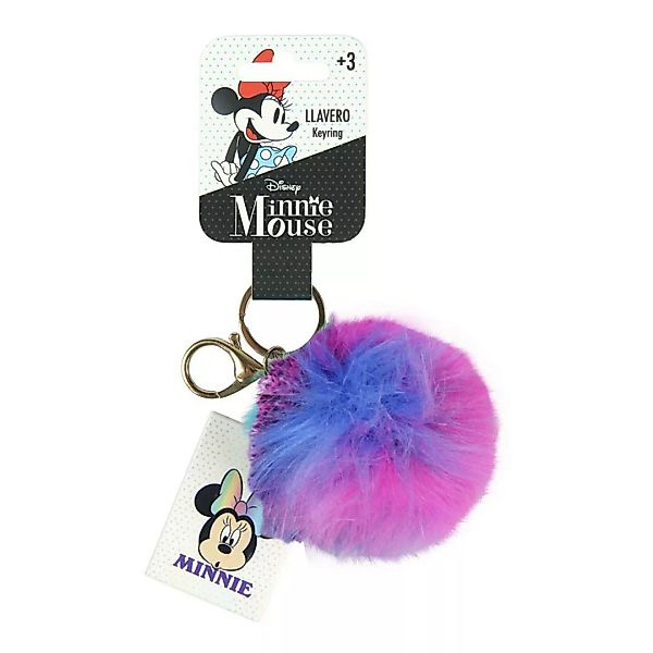 Cerda Group Pompom Minnie Schlüsselring One Size Rainbow günstig online kaufen
