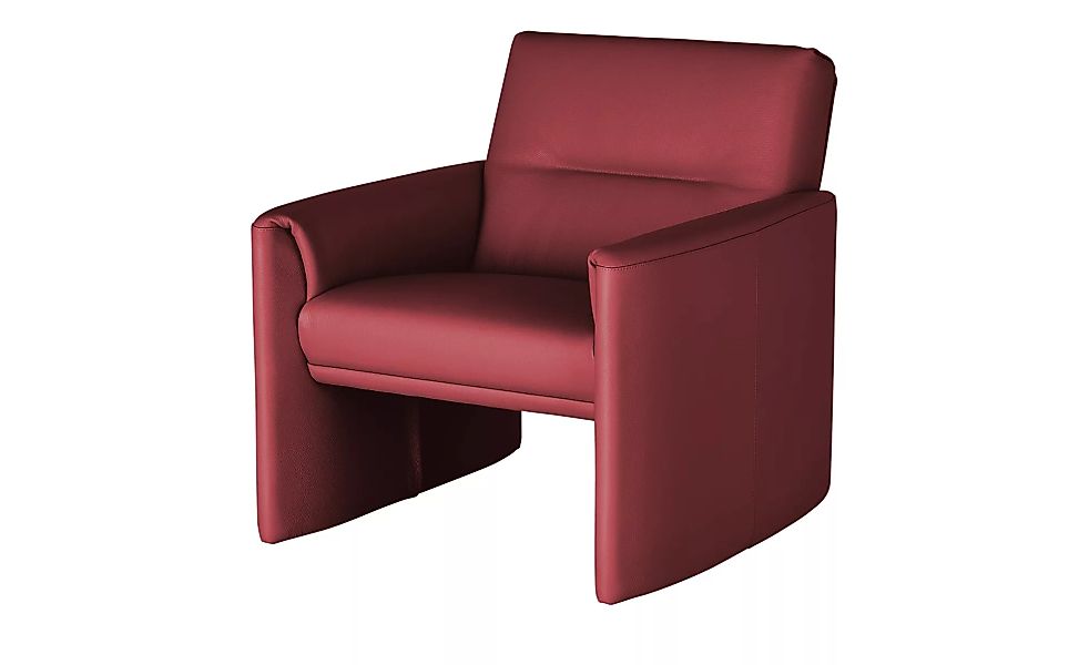 Ledersessel, hoch - rot - 83 cm - 83 cm - 89 cm - Polstermöbel > Sessel > L günstig online kaufen
