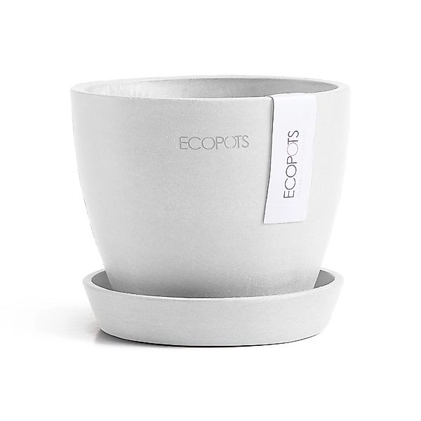 ECOPOTS Blumentopf Antwerp Mini 11 Weiß, günstig online kaufen