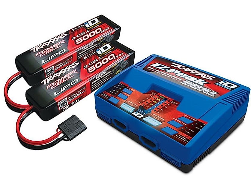 Traxxas Spielzeug-Auto Traxxas DUAL EZ-Peak Plus-Lader 2972G + 2x 3S Lipo 5 günstig online kaufen
