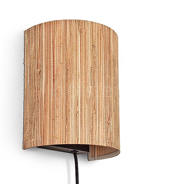 hofstein Wandleuchte Wandlampe aus Metall/Seegras in günstig online kaufen