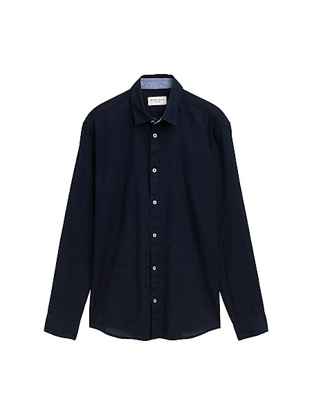 TOM TAILOR Langarmhemd Regular Fit Chambray günstig online kaufen