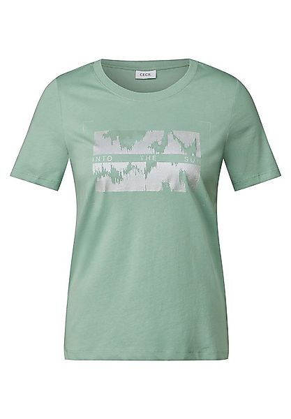 CECIL T-Shirt Metallic Foil FP T-Shirt günstig online kaufen