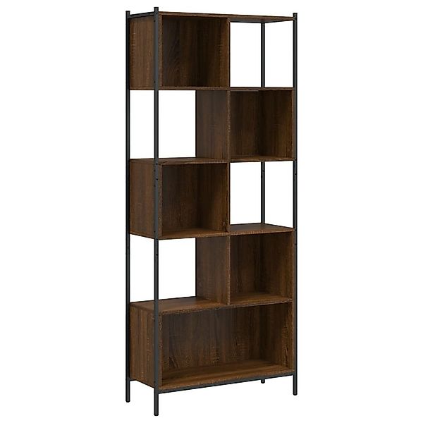vidaXL Bücherregal Bücherregal Braun Eichen-Optik 72x28x172 günstig online kaufen