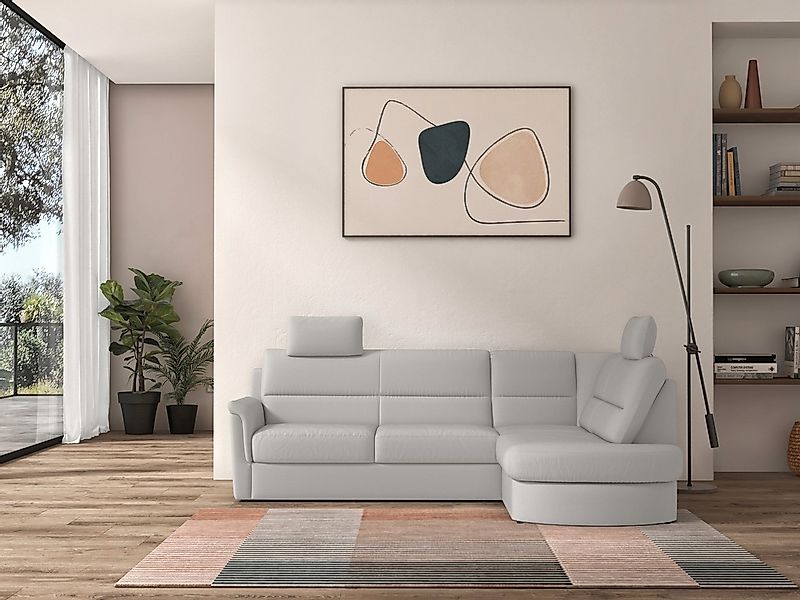 sit&more Ecksofa »Panini L-Form«, wahlweise mit Vorziehsitz und Bettkasten günstig online kaufen