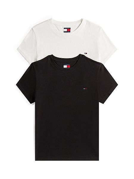 Tommy Jeans T-Shirt TJW 2PACK C-NECK TEE (Packung, 2-tlg., 2er) mit Logo-St günstig online kaufen