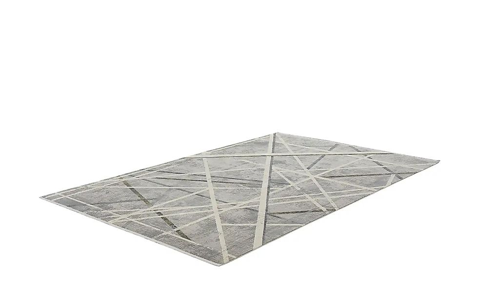 Jette Home Kurzflorteppich  Choice ¦ grau ¦ Viskose,Synthetische Fasern ¦ M günstig online kaufen