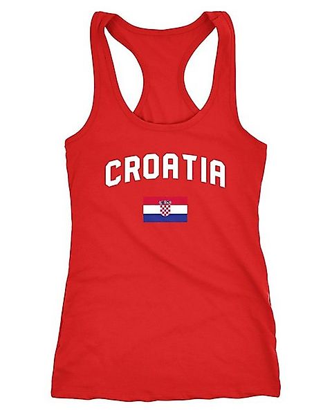 MoonWorks Tanktop Damen Tanktop Kroatien Croatia Hrvatska WM Fußball Weltme günstig online kaufen