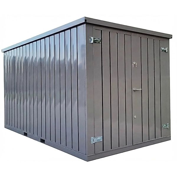 LagercontainerXXL 5m Lagercontainer mit Doppeltür & Doppelverriegelung RAL7 günstig online kaufen
