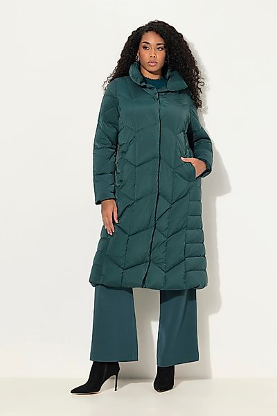 Ulla Popken Wintermantel Steppmantel A-Linie Stehkragen günstig online kaufen
