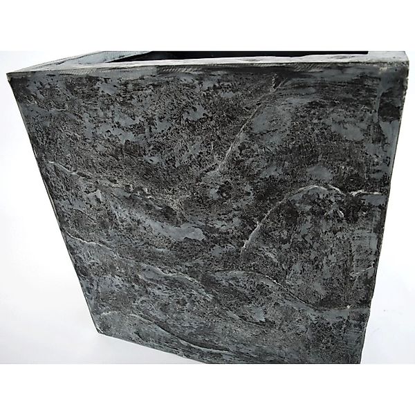 Elegant Einrichten Pflanzkübel Fiberglas Stein-Optik Quadratisch 70x70x70cm günstig online kaufen