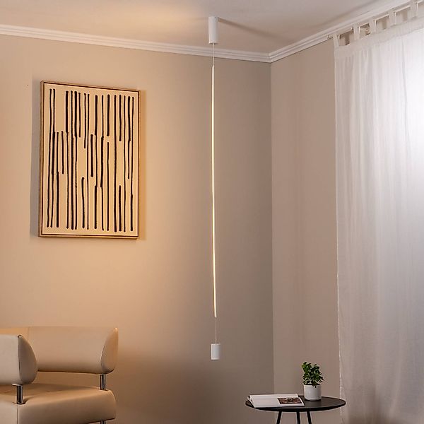 LED-Hängeleuchte VERTIC, weiß, Metall, 19 W, 3.000 K günstig online kaufen