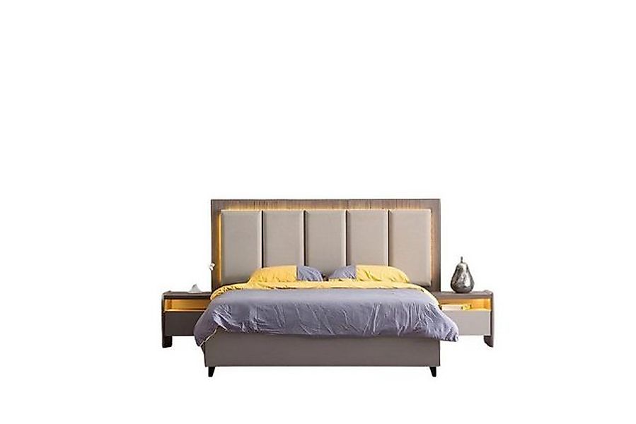 JVmoebel Bett Schlafzimmer Komfortbett Luxusbett Bett Designbett Betten Ehe günstig online kaufen